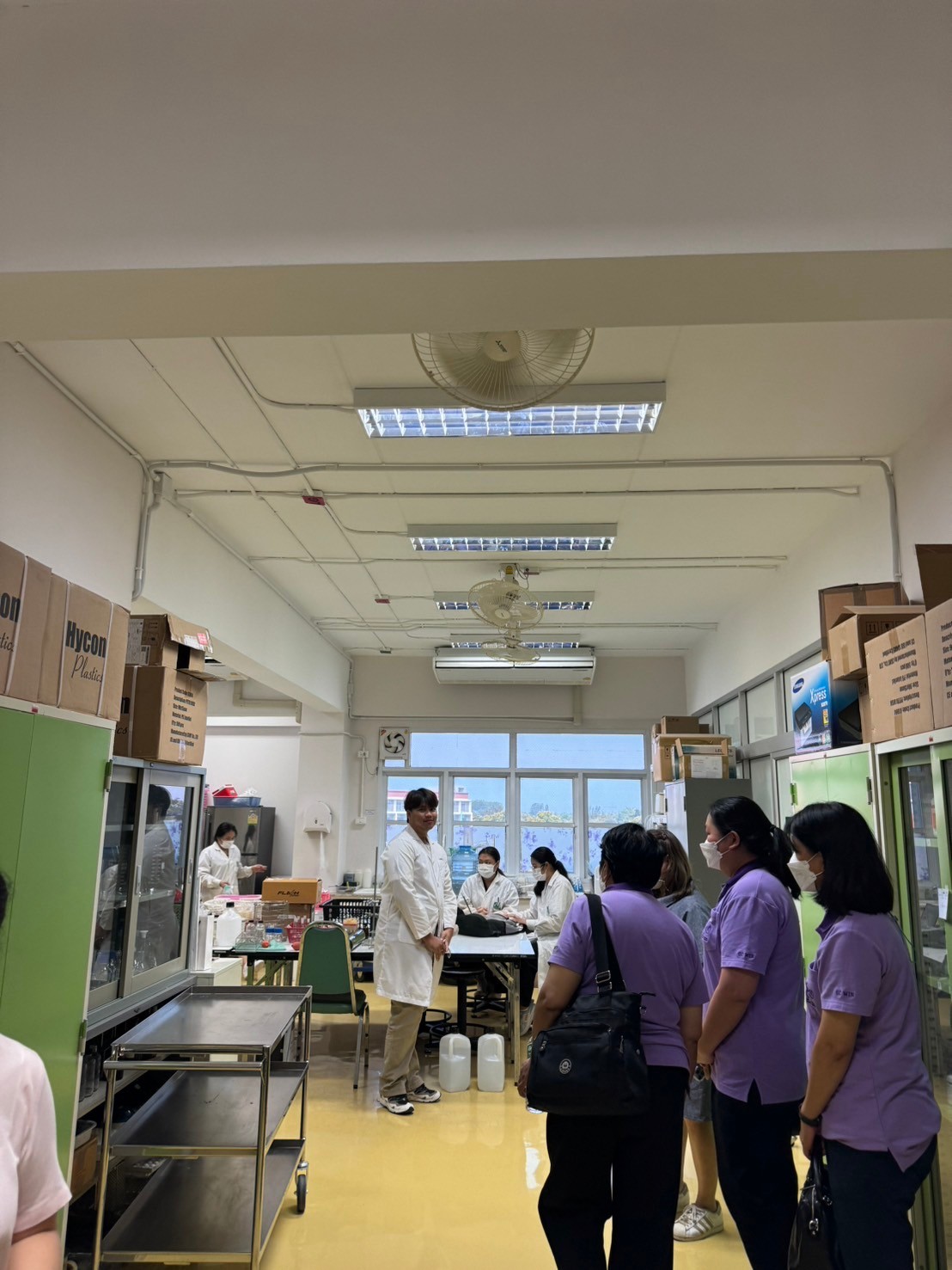 โครงการศึกษาดูงาน สาขาวิชาจุลชีววิทยา มหาวิทยาลัยเกษตรศาสตร์ กำแพงแสน